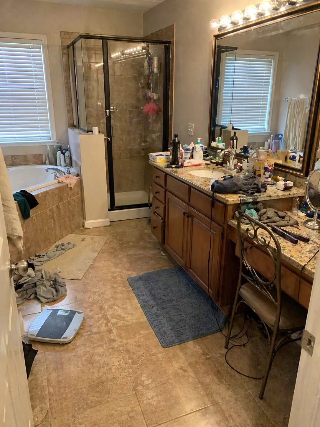Bathroom before