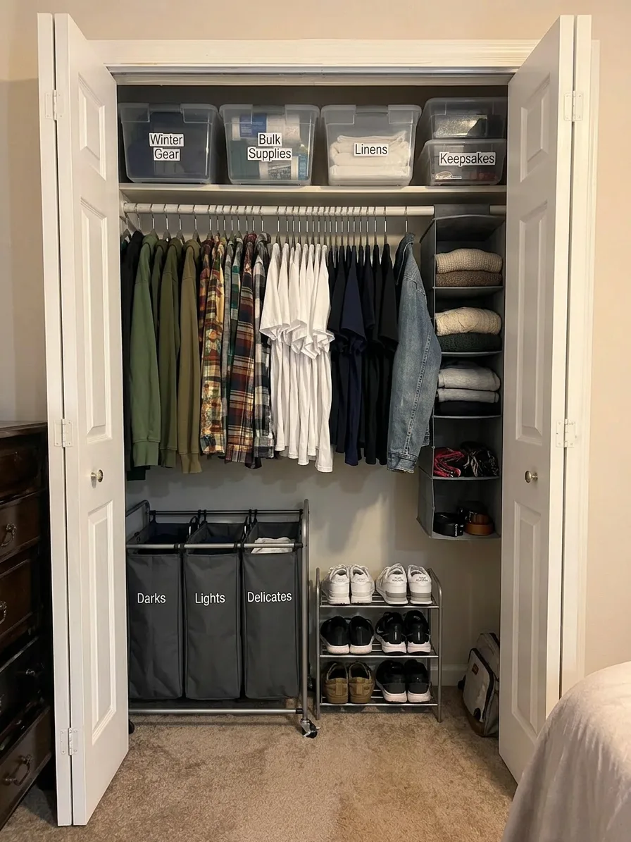 Closet organized